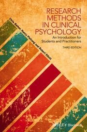 Cover von Research Methods in Clinical Psychology