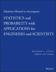 Cover von Solutions Manual to Accompany Statistics and Probability with Applications for Engineers and Scientists