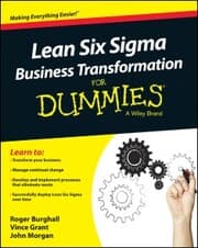 Cover von Lean Six Sigma Business Transformation For Dummies