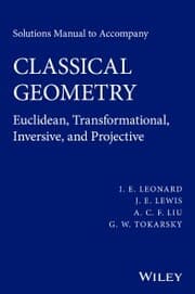 Cover von Solutions Manual to Accompany Classical Geometry