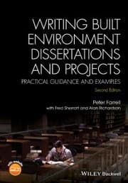 Cover von Writing Built Environment Dissertations and Projects