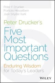 Cover von Peter Drucker's Five Most Important Questions