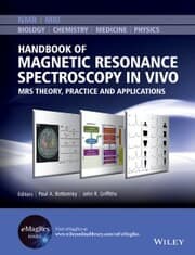 Cover von Handbook of Magnetic Resonance Spectroscopy In Vivo
