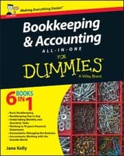 Cover von Bookkeeping and Accounting All-in-One For Dummies - UK