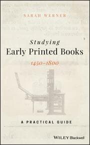 Cover von Studying Early Printed Books, 1450-1800