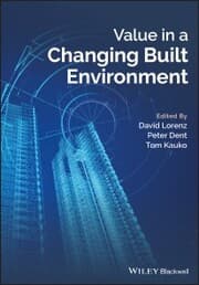 Cover von Value in a Changing Built Environment