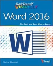 Cover von Teach Yourself VISUALLY Word 2016