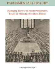 Cover von Managing Tudor and Stuart Parliaments