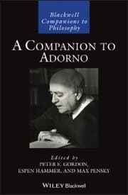 Cover von A Companion to Adorno