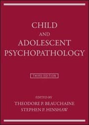 Cover von Child and Adolescent Psychopathology