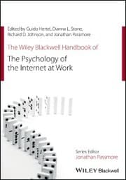 Cover von The Wiley Blackwell Handbook of the Psychology of the Internet at Work