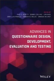 Cover von Advances in Questionnaire Design, Development, Evaluation and Testing