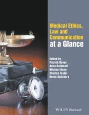 Cover von Medical Ethics, Law and Communication at a Glance