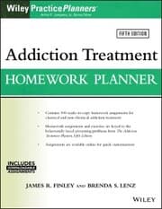 Cover von Addiction Treatment Homework Planner