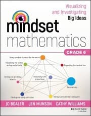 Cover von Mindset Mathematics: Visualizing and Investigating Big Ideas, Grade 6