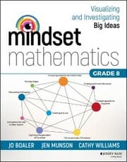 Cover von Mindset Mathematics: Visualizing and Investigating Big Ideas, Grade 8