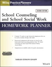 Cover von School Counseling and Social Work Homework Planner (W/ Download)