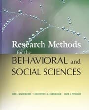 Cover von Research Methods for the Behavioral and Social Sciences