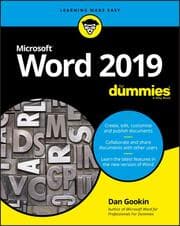 Cover von Word 2019 For Dummies