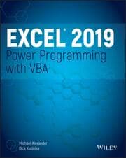 Cover von Excel 2019 Power Programming with VBA