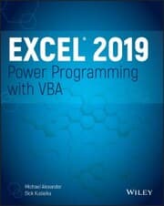 Cover von Excel 2019 Power Programming with VBA
