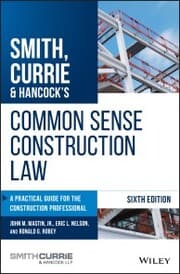 Cover von Smith, Currie & Hancock's Common Sense Construction Law