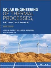 Cover von Solar Engineering of Thermal Processes, Photovoltaics and Wind