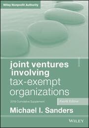 Cover von Joint Ventures Involving Tax-Exempt Organizations