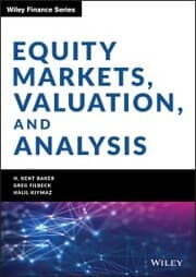 Cover von Equity Markets, Valuation, and Analysis