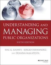 Cover von Understanding and Managing Public Organizations