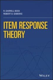 Cover von Item Response Theory