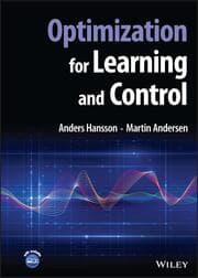 Cover von Optimization for Learning and Control