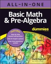 Cover von Basic Math & Pre-Algebra All-in-One For Dummies (+ Chapter Quizzes Online)