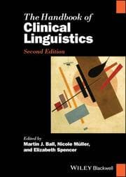 Cover von The Handbook of Clinical Linguistics