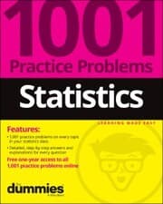 Cover von Statistics: 1001 Practice Problems For Dummies (+ Free Online Practice)