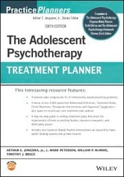 Cover von The Adolescent Psychotherapy Treatment Planner