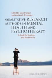 Cover von Qualitative Research Methods in Mental Health and Psychotherapy