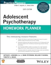 Cover von Adolescent Psychotherapy Homework Planner