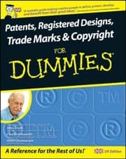 Cover von Patents, Registered Designs, Trade Marks and Copyright For Dummies