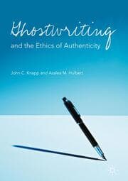 Cover von Ghostwriting and the Ethics of Authenticity