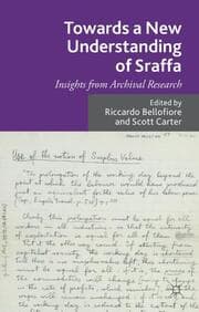 Cover von Towards a New Understanding of Sraffa