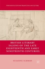 Cover von British Literary Salons of the Late Eighteenth and Early Nineteenth Centuries