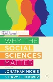 Cover von Why the Social Sciences Matter