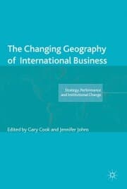 Cover von The Changing Geography of International Business