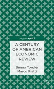 Cover von A Century of American Economic Review