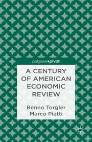 Cover von A Century of American Economic Review