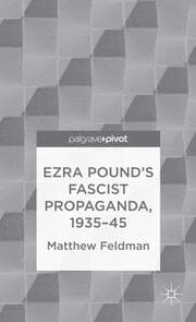 Cover von Ezra Pound's Fascist Propaganda, 1935-45
