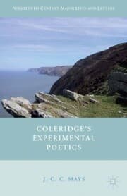 Cover von Coleridge's Experimental Poetics