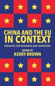 Cover von China and the EU in Context