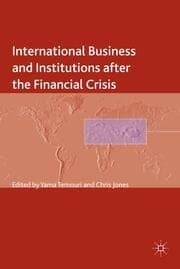 Cover von International Business and Institutions after the Financial Crisis